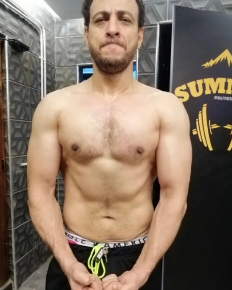 Ahmed after body transformation with Body Recode